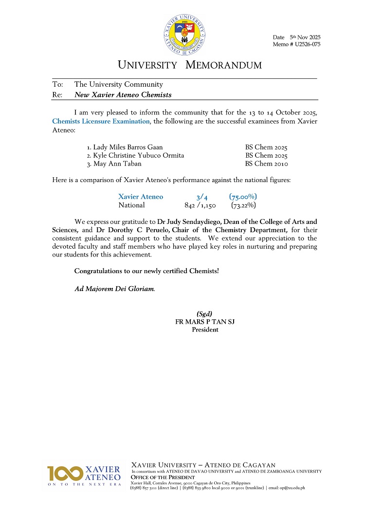 11062025.Web.Memo u U2526 075 05112025 New Xavier Ateneo Chemists