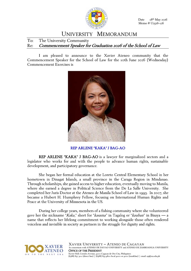 05192026.Web.memoU U2526 126 20260518 Commencement Speaker for Graduation 2026 of the School of Law images 0