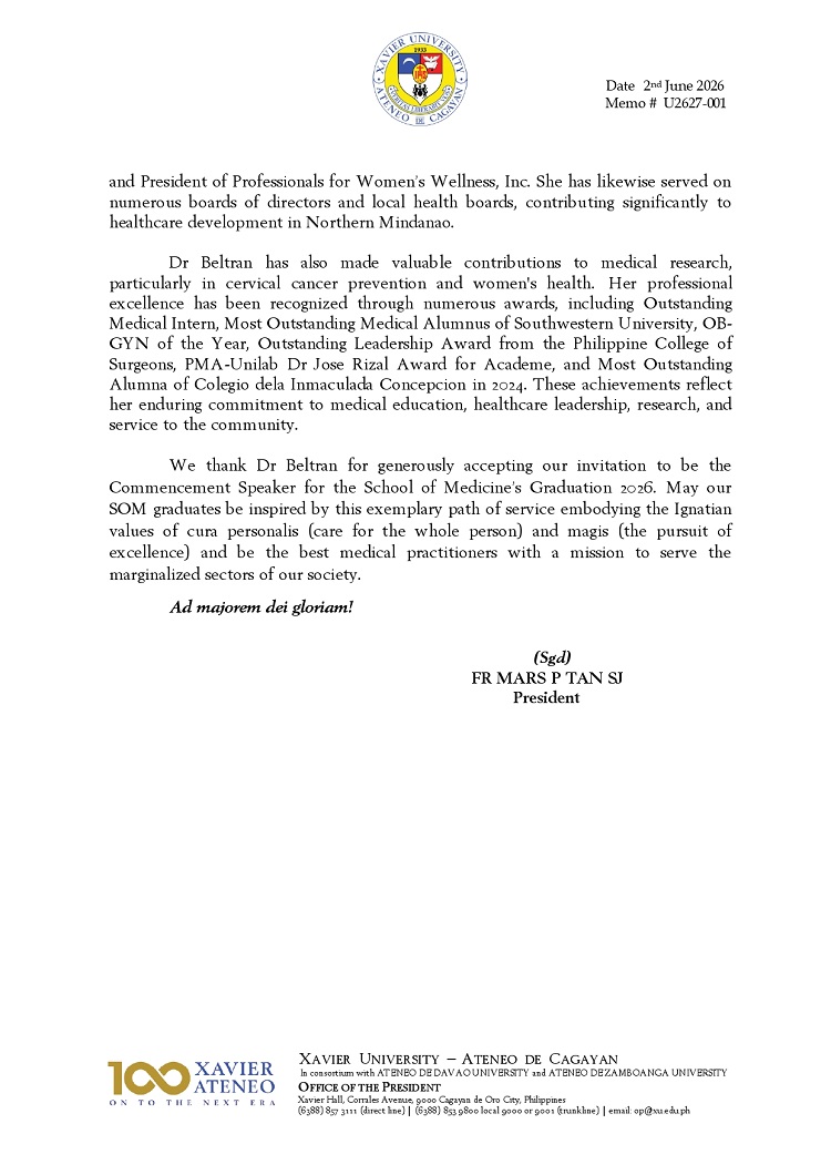 06032026.Web.MemoU U2627 001 20260602 School of Medicine Graduation 2026 page 0002