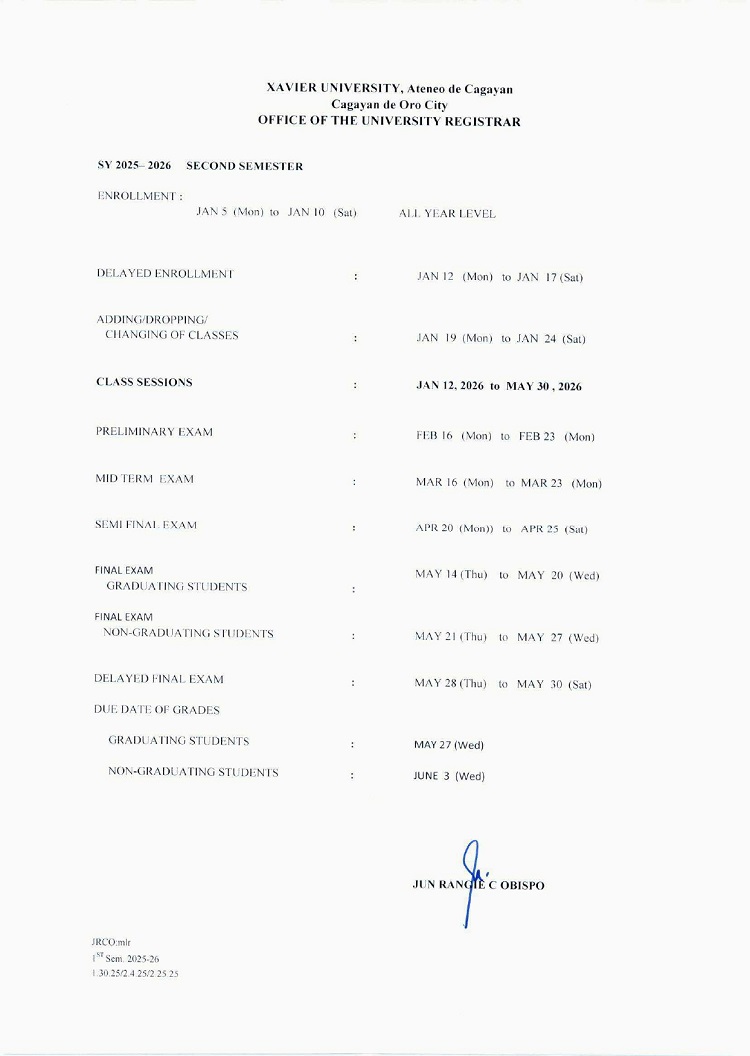 01132026.Web Academic Calendar AY 2025 2026 CASGS