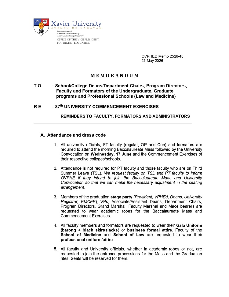 05212026.Web Graduation Memo Deans Faculty 2026 page 0001