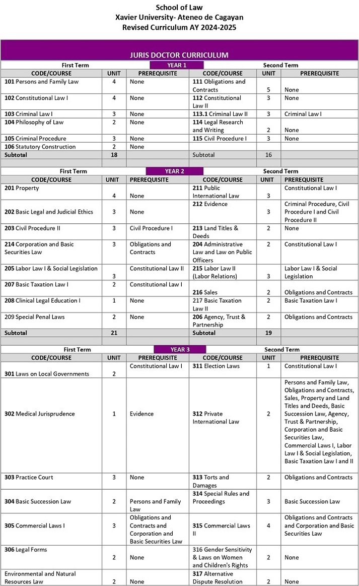 06262025.Web AY 2024 25 Curriculum with code 6 26 25 p1