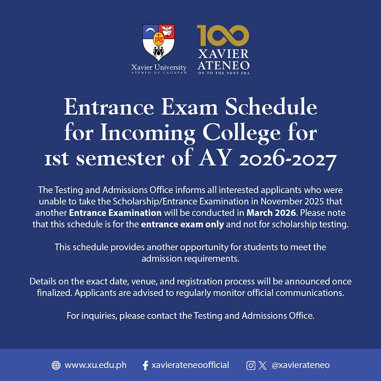 12012025.Web Announcement EntranceExamAY2026 2027 TAO