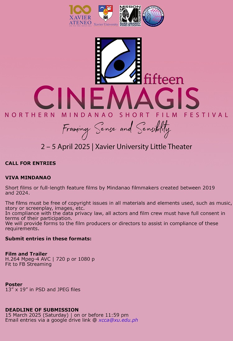 02242025.Web Cinemagis 15 Call for Entries Viva Mindanao XCCA