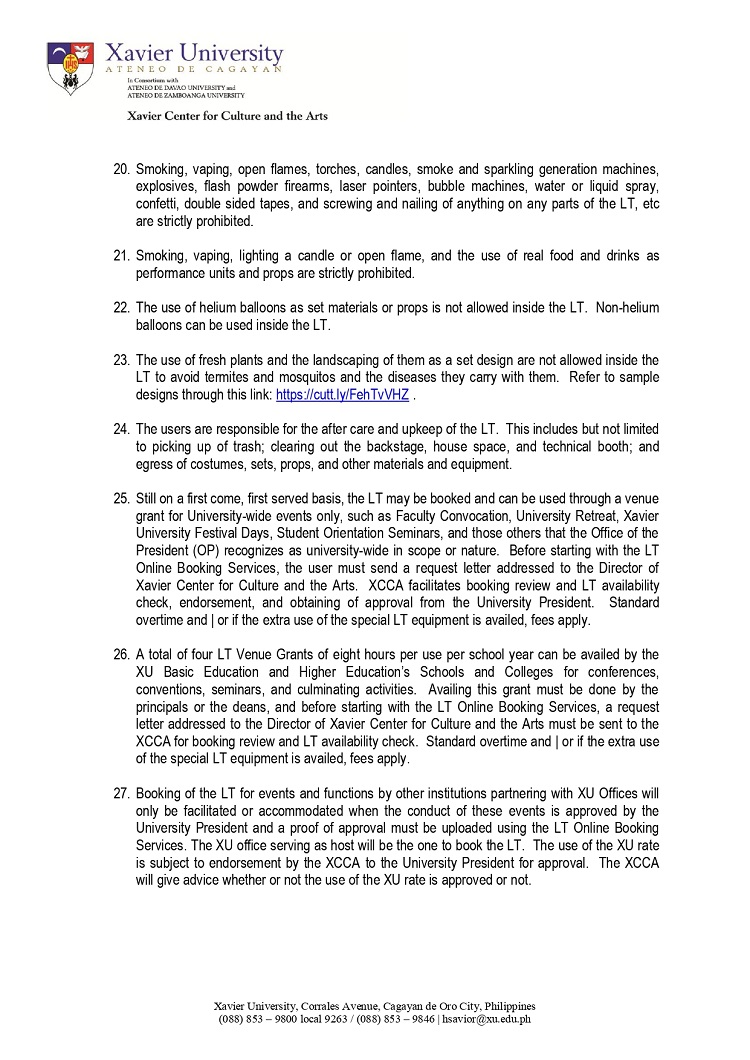 07182024.Web Approved Little Theater Use Policies and Guidelines page 0003