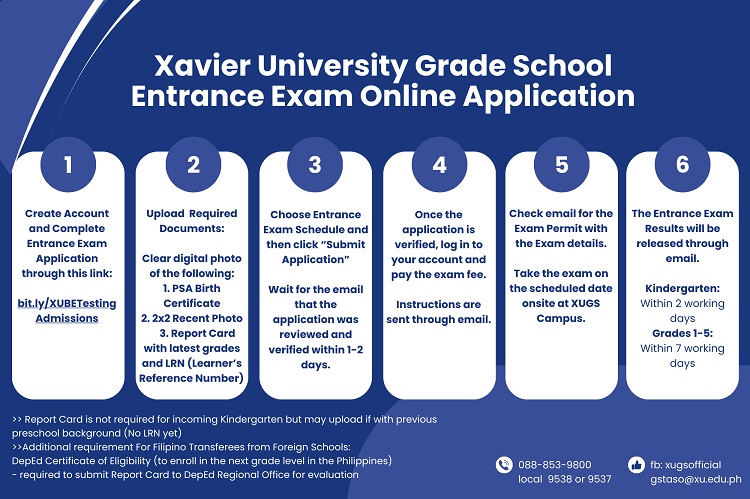 02252026.Web XUGS STEPS Entrance Exam Application