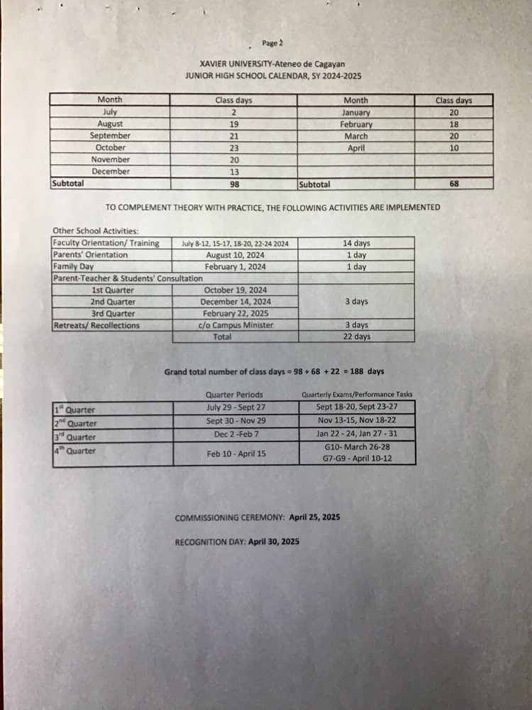 12182024.Web Xavier Ateneo JHS Third School Calendar AY 2024 25 p2