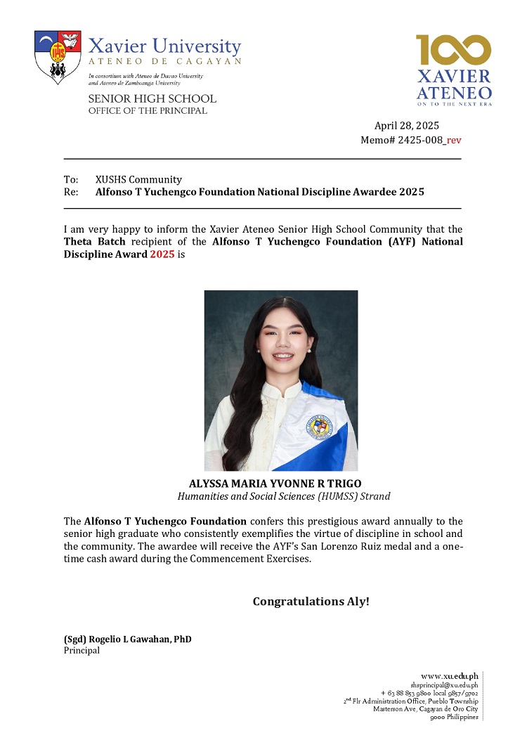 04292025.Web Memo 2425 008 rev Alfonso T Yuchengco Foundation National Discipline Awardee 2025 1