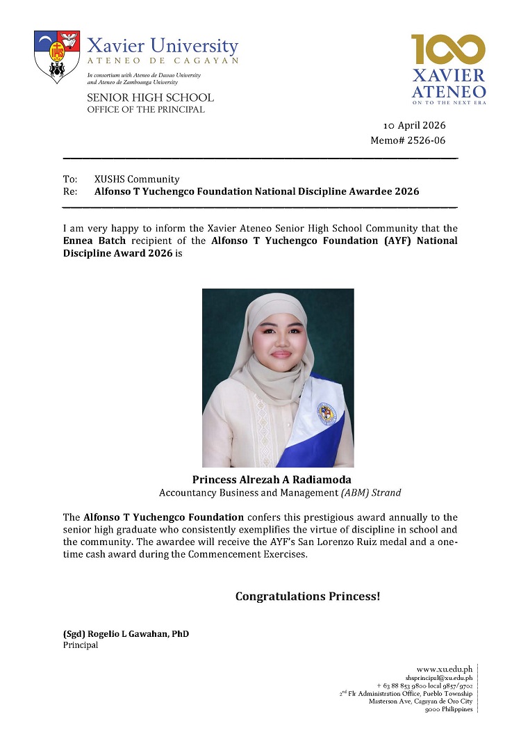 04102026.Web.MemoU Memo 2526 06 Alfonso T Yuchengco Foundation National Discipline Awardee 2026