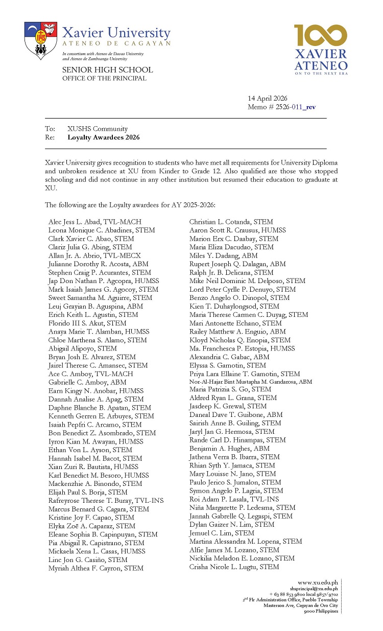 04152026.Web Memo 2526 011 rev Loyalty Awardees 2026 Page 1