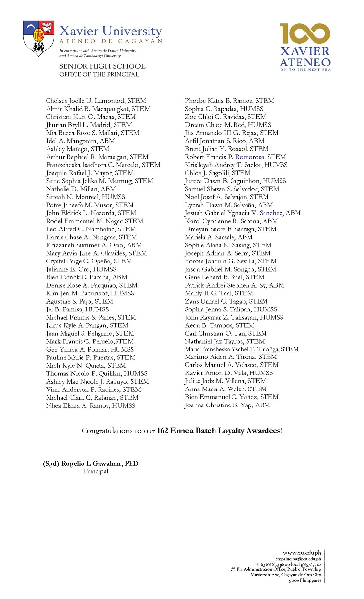04152026.Web Memo 2526 011 rev Loyalty Awardees 2026 Page 2