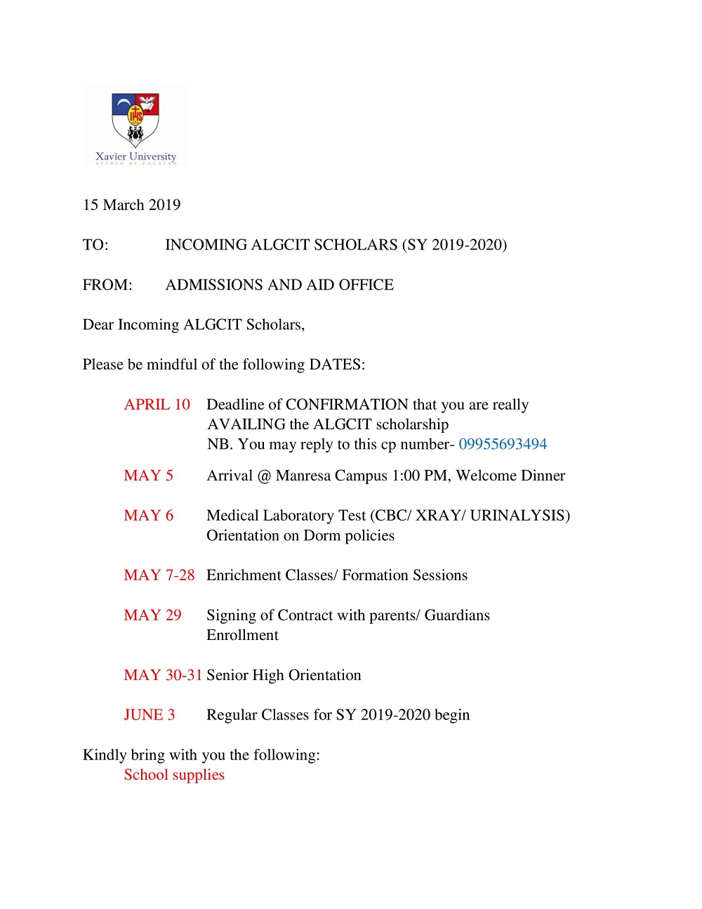 ALGCIT Incoming Scholars notice 1