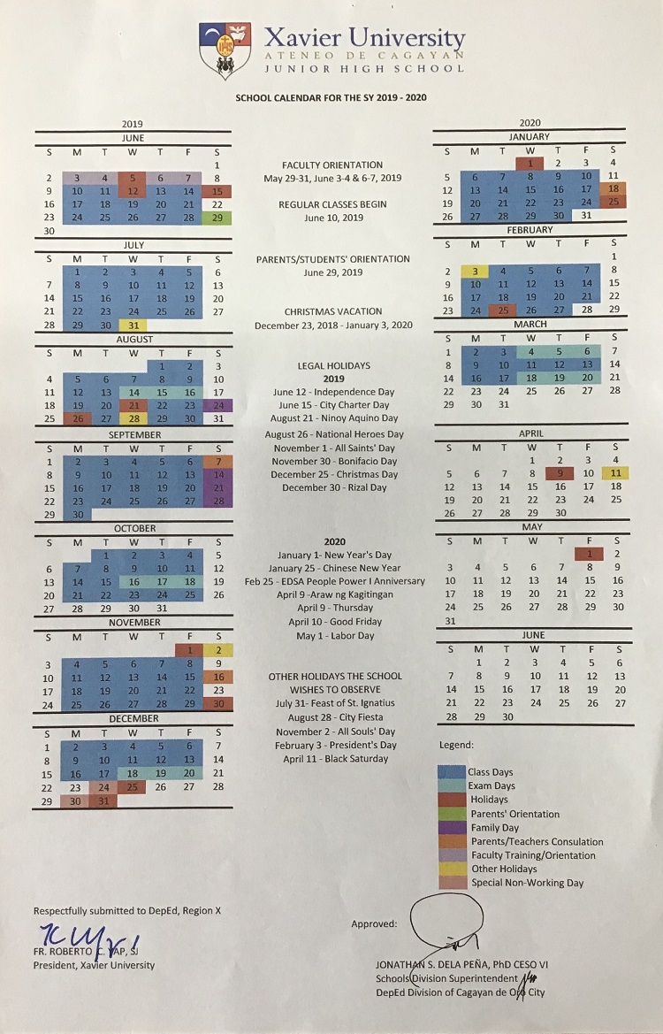 xavier-university-calendar-customize-and-print