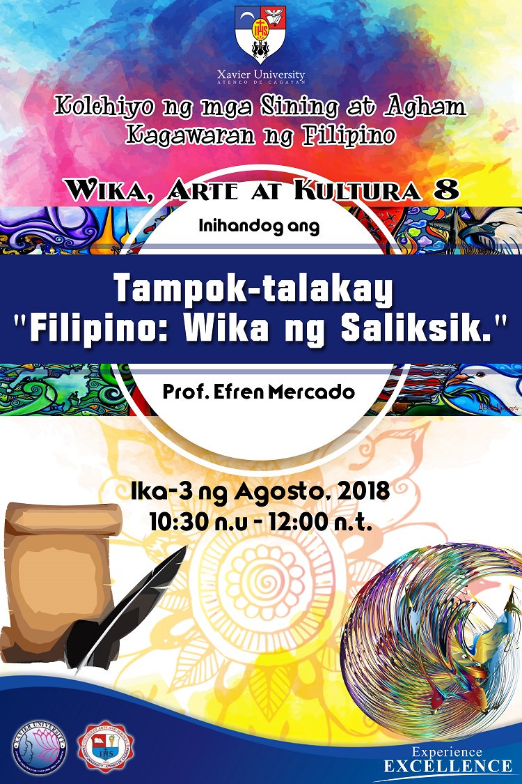 Xavier University - Filipino: Wika ng Saliksik