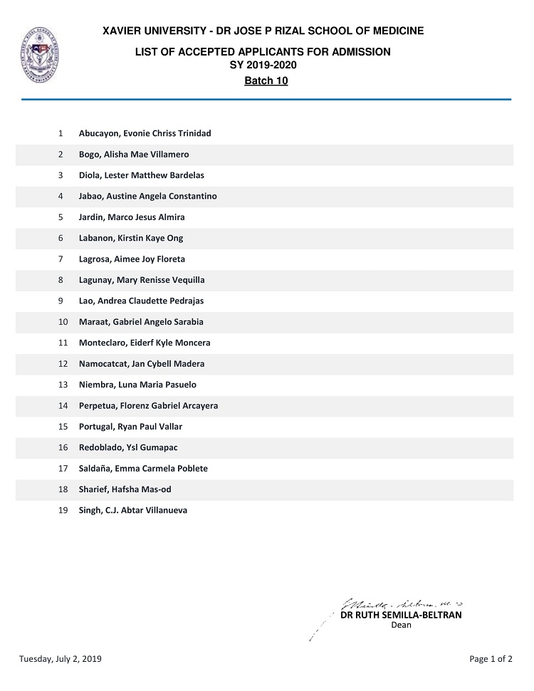 Screening Result Batch 10 Accepted 1