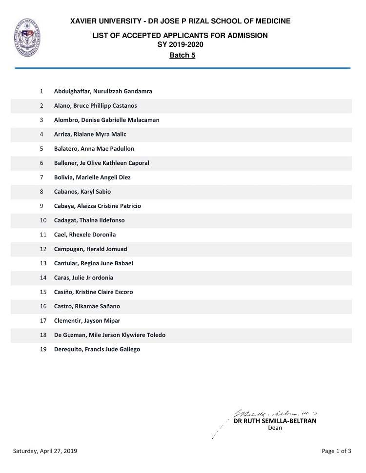 Screening Result Batch 5 Accepted 1