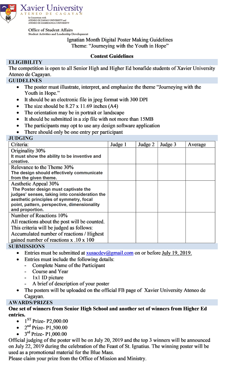 Digital Poster Making Guidelines