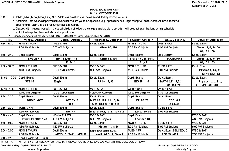 2018 19 final exam eblast 0